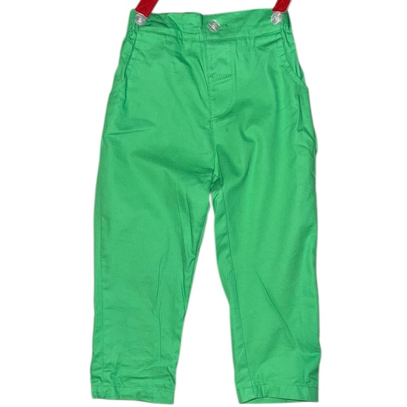 4 PC Candy cane Elf suit with Suspenders and Bow Tie - Picture 3 of 4